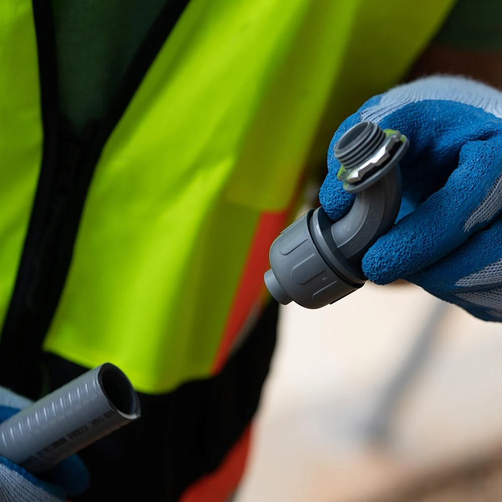 1/2 In. Liquidtight NM 90-Degree PVC Conduit Fitting Connector (5-Pack) 4 1/2 In. Liquidtight NM 90-Degree PVC Conduit Fitting Connector (5-Pack) - Image 2