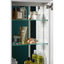 15 In. X 26 In. Recessed Or Surface Mount Medicine Cabinet In White Powder-Coat Aluminum -Pro House Shop 7b05f8786faac27561eb072f4509c71c 1800x1800