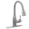 Fairbury Single-Handle Pull-Down Sprayer Kitchen Faucet In Stainless Steel