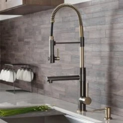 Artec Pro Single-Handle Pull-Down Sprayer Kitchen Faucet And Pot Filler In Brushed Gold 32 Artec Pro Single-Handle Pull-Down Sprayer Kitchen Faucet And Pot Filler In Brushed Gold -Pro House Shop 7f5ecf71b71aa1e8652f06ad2479877a 1800x1800