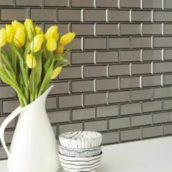 Daltile Premier Accents Smoke Gray Brick Joint 11 In. X 13 In. X 8 Mm Glass Mosaic Wall Tile (0.956 Sq. Ft. / Piece) -Pro House Shop 810d0b46659714b0c68df3bc4c24b965 1800x1800