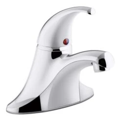 KOHLER Coralais Polished Chrome 1-Handle 4-in Centerset Bathroom Sink Faucet