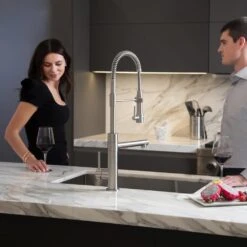 Artec Pro Single-Handle Pull-Down Sprayer Kitchen Faucet And Pot Filler In Brushed Gold 20 Artec Pro Single-Handle Pull-Down Sprayer Kitchen Faucet And Pot Filler In Brushed Gold -Pro House Shop 8a913ea78d57af0333086e365a8a8bec 1800x1800