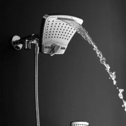 6-spray 8 In. High PressureDual Shower Head And Handheld Shower Head With Body Spray In Chrome -Pro House Shop 8b950a8877deedc15127517c57fc05f8 1800x1800