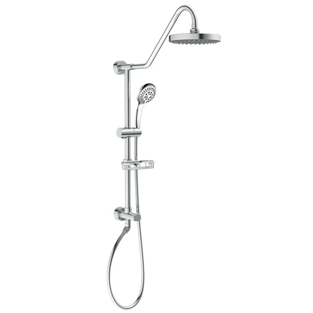 Kauai III 3-Spray Handshower And Showerhead Combo Kit In Chrome Finish 3 Kauai III 3-Spray Handshower And Showerhead Combo Kit In Chrome Finish