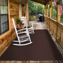 Indoor/Outdoor Carpet With Rubber Marine Backing - Dark Brown 6' X 10' - Several Sizes Available - Carpet Flooring For Patio, Porch, Deck, Boat, Basement Or Garage -Pro House Shop 9599e990 6d38 4271 a0c5 b9b6ab6580fe 1.035fe1f7daf3282ef84fadbd40254487 1800x1800