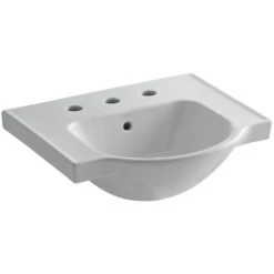 KOHLER Veer 21 In. Vitreous China Pedestal Sink Basin In White With Overflow Drain -Pro House Shop 9b338a7958659cc6958c1cadf5fddae2 1800x1800
