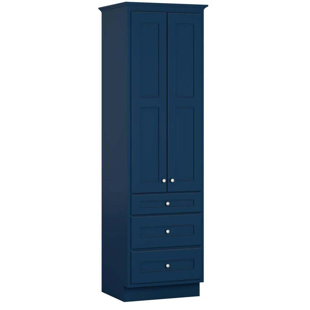 Briarwood Cottage 24"W X 18"D X 84"H Birch Admiral Linen Cabinet 3 Briarwood Cottage 24"W X 18"D X 84"H Birch Admiral Linen Cabinet