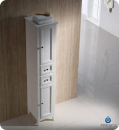 Fresca Oxford 14"W X 16"D X 68"H Antique White Linen Cabinet -Pro House Shop FST2060AW 2 a0cb1ba8 bd18 4f42 84fb fb05497070fa 1800x1800