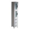 Fresca Torino 12"W X 15"D X 68-1/8"H White Linen Cabinet -Pro House Shop FST6260WH WHITEBACKGROUND 1800x1800