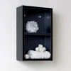 Fresca 12"W X 6"D X 20"H Black Linen Cabinet 2 Fresca 12"W X 6"D X 20"H Black Linen Cabinet -Pro House Shop FST8092BW 1 1800x1800