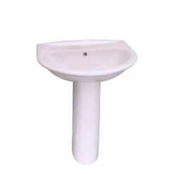 Barclay Products Karla 24 In. Pedestal Combo Bathroom Sink With 1 Faucet Hole In White 12 Barclay Products Karla 24 In. Pedestal Combo Bathroom Sink With 1 Faucet Hole In White -Pro House Shop a04823bd77168361b3e951bc1cfde1fd 1800x1800