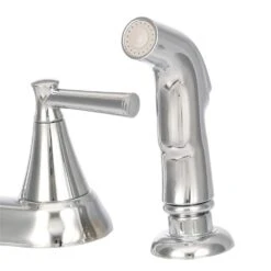 Cantara High-Arc 2-Handle Standard Kitchen Faucet With Side Sprayer In Polished Chrome 15 Cantara High-Arc 2-Handle Standard Kitchen Faucet With Side Sprayer In Polished Chrome -Pro House Shop a2f53a38bec2e418e889a1a13874d493 1800x1800