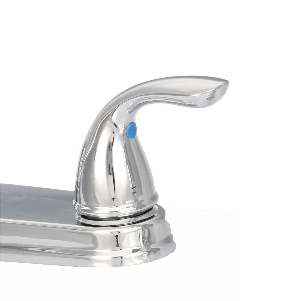 Delton 2-Handle Standard Kitchen Faucet With Side Sprayer In Polished Chrome 7 Delton 2-Handle Standard Kitchen Faucet With Side Sprayer In Polished Chrome - Image 5