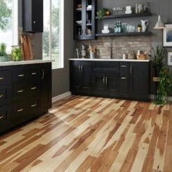 Blue Ridge Hardwood Flooring Hickory Natural 3/4 In. Thick X 2-1/4 In. Wide X Random Length Solid Hardwood Flooring (24 Sq. Ft. / Case) -Pro House Shop a7973de521e53c71cdfe629b5a599eff 1800x1800