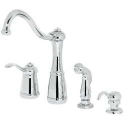 Marielle Single-Handle Side Sprayer Kitchen Faucet And Soap Dispenser In Stainless Steel -Pro House Shop b783bcb331c9bbd44f2514a244ef52c2 1800x1800