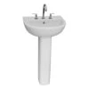 Barclay Products Compact 545 Pedestal Sink Combo In White With 6 In. Minispread Faucet Holes -Pro House Shop b7d599416386f2ec4ba31ffbc6222448 1800x1800