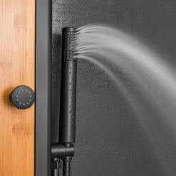 57 In. 8-Jet Multifunction Shower Panel System With Adjustable Rainfall Shower Head And Handheld Shower Head -Pro House Shop bc0e7c55f0f85f206dea066cda24685a 1800x1800