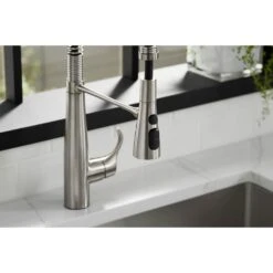 Simplice Single-Handle Pull-Down Sprayer Kitchen Faucet In Vibrant Stainless -Pro House Shop bdb640f074ca286a299817abebeefeb2 1800x1800