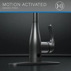 Motion Activated Single-Handle Pull-Down Sprayer Kitchen Faucet In Matte Black -Pro House Shop bf369c511a8eda3216e292f45bdadeb8 1800x1800