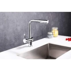 Single-Handle Pull Out Sprayer Kitchen Faucet In Brushed Nickel 12 Single-Handle Pull Out Sprayer Kitchen Faucet In Brushed Nickel -Pro House Shop bf7d6df1bcd2bc07256720d379e24b6e 1800x1800