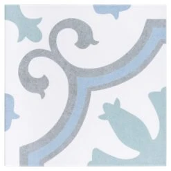 Merola Tile Lacour Artic Encaustic 9-3/4 In. X 9-3/4 In. Porcelain Floor And Wall Tile (11.11 Sq. Ft. / Case) -Pro House Shop c6a2723af39392af005db401d2b11084 1800x1800