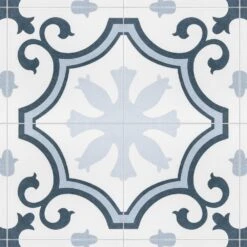 Merola Tile Lacour Artic Encaustic 9-3/4 In. X 9-3/4 In. Porcelain Floor And Wall Tile (11.11 Sq. Ft. / Case) -Pro House Shop d157d398fa7929fb77711dc1a495b74f 1800x1800