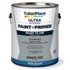 ColorPlace ULTRA Interior Paint & Primer, Granite Gray, Semi-Gloss, 1 Gallon