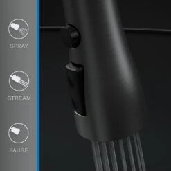 Motion Activated Single-Handle Pull-Down Sprayer Kitchen Faucet In Matte Black -Pro House Shop d318f178cffa56f2edfe74a066180e36 1800x1800