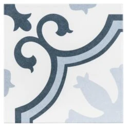 Merola Tile Lacour Artic Encaustic 9-3/4 In. X 9-3/4 In. Porcelain Floor And Wall Tile (11.11 Sq. Ft. / Case)