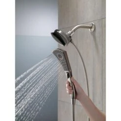 Two-in-One 4-Spray 7 In. Dual Wall Mount Fixed And Handheld Shower Head In Stainless -Pro House Shop d87f6f3c12ef0cc6e9431835f4d3ef52 1800x1800