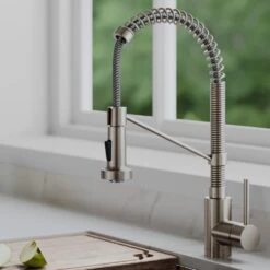 Bolden Single Handle Pull Down Sprayer Kitchen Faucet With Deck Plate In Spot Free Stainless Steel 18 Bolden Single Handle Pull Down Sprayer Kitchen Faucet With Deck Plate In Spot Free Stainless Steel -Pro House Shop daa03b51557c55058a139ecf0b276cb9 1800x1800