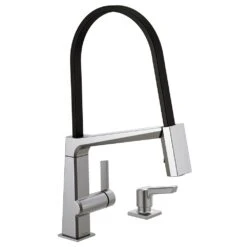 Pivotal Single-Handle Pull-Down Sprayer Kitchen Faucet With MagnaTite Docking In Arctic Stainless -Pro House Shop e0d7ebad63d4f748b16a11fd85b058b5 1800x1800