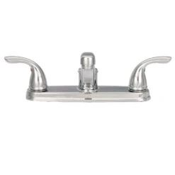 Delton 2-Handle Standard Kitchen Faucet With Side Sprayer In Polished Chrome 11 Delton 2-Handle Standard Kitchen Faucet With Side Sprayer In Polished Chrome -Pro House Shop e19ba6fa01de5590778db87abedd706a 1800x1800