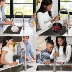 Sellette Single-Handle Pull-Down Sprayer Kitchen Faucet With Dual Function Sprayhead In Spot Free Stainless Steel -Pro House Shop e2d2ce4792703f0f9a277c1a6b417ff4 1800x1800