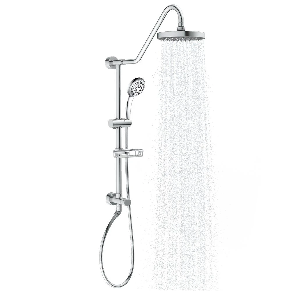 Kauai III 3-Spray Handshower And Showerhead Combo Kit In Chrome Finish 11 Kauai III 3-Spray Handshower And Showerhead Combo Kit In Chrome Finish - Image 9