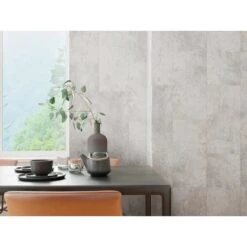 TrafficMASTER Telegrey Concrete 12 In. X 24 In. Luxury Vinyl Tile Peel And Stick Wall (18 Sq. Ft. / Case) -Pro House Shop e52b98df684a7c70923d1207ee6e93b0 1800x1800