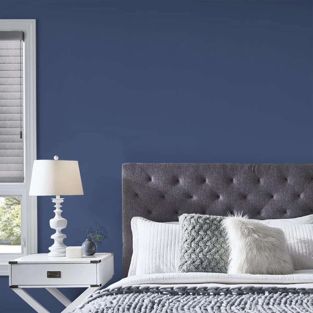 ColorPlace ULTRA Interior Paint & Primer, Rich Navy, Semi-Gloss, 1 Gallon 9 ColorPlace ULTRA Interior Paint & Primer, Rich Navy, Semi-Gloss, 1 Gallon - Image 7