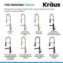 Single-Handle Kitchen Faucet With Pre-Rinse Sprayer And Pot Filler In Spot Free Antique Champagne Bronze/Matte Black -Pro House Shop eb07469515458c7f7d89849a152fb966 1800x1800