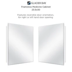 23-5/8 In. X 30 In. Recessed Or Surface Mount Beveled Frameless Medicine Cabinet -Pro House Shop f0c70e5714547b4bb3b040264f14e6c6 1800x1800