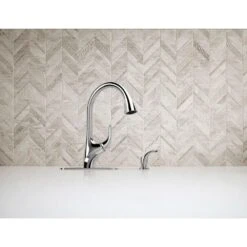 Trielle Single-Handle Pull-Down Sprayer Kitchen Faucet In Chrome 19 Trielle Single-Handle Pull-Down Sprayer Kitchen Faucet In Chrome -Pro House Shop f2cd267a5b84452fe117ee8f271f4750 1800x1800