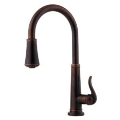 Ashfield Single-Handle Pull-Down Sprayer Kitchen Faucet In Rustic Bronze 15 Ashfield Single-Handle Pull-Down Sprayer Kitchen Faucet In Rustic Bronze -Pro House Shop f57f7654e83df42d03280074f5a52e26 1800x1800