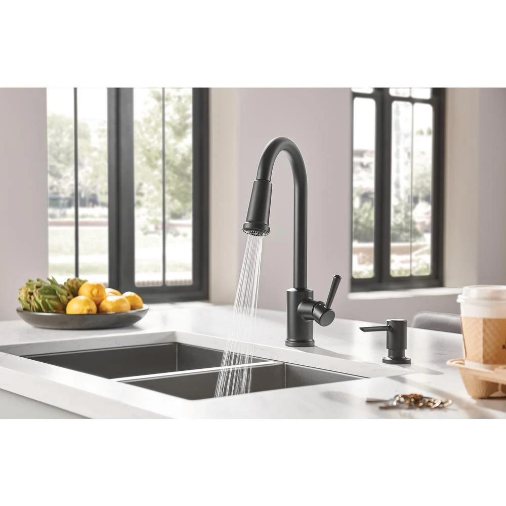 Indi Single-Handle Pull-Down Sprayer Kitchen Faucet With Reflex And Power Clean In Matte Black 6 Indi Single-Handle Pull-Down Sprayer Kitchen Faucet With Reflex And Power Clean In Matte Black - Image 4
