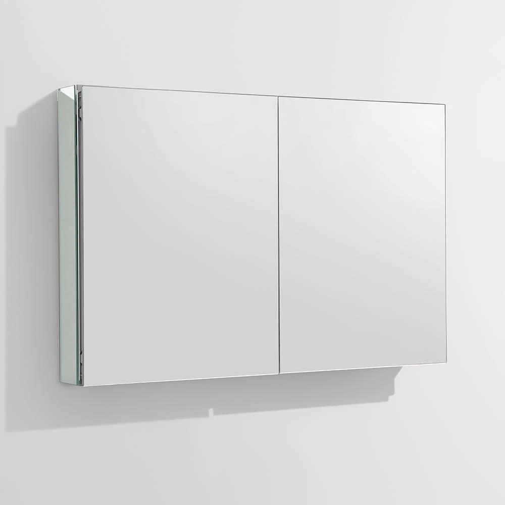 40 In. W X 26 In. H X 5 In. D Framed Recessed Or Surface-Mount Bathroom Medicine Cabinet 4 40 In. W X 26 In. H X 5 In. D Framed Recessed Or Surface-Mount Bathroom Medicine Cabinet - Image 2