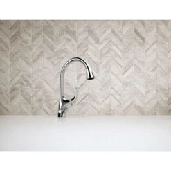 Trielle Single-Handle Pull-Down Sprayer Kitchen Faucet In Chrome 16 Trielle Single-Handle Pull-Down Sprayer Kitchen Faucet In Chrome -Pro House Shop f8ea3b54daff46f1421ce9fe36b88dea 1800x1800