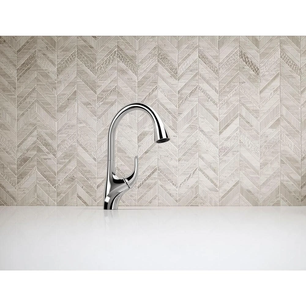 Trielle Single-Handle Pull-Down Sprayer Kitchen Faucet In Chrome 6 Trielle Single-Handle Pull-Down Sprayer Kitchen Faucet In Chrome - Image 4