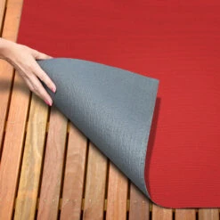 Indoor/Outdoor Carpet With Rubber Marine Backing - Red 6' X 10' - Several Sizes Available - Carpet Flooring For Patio, Porch, Deck, Boat, Basement Or Garage -Pro House Shop f9aed3b2 9998 4791 a3b2 ae6fc8cd9f07 1.a39f87e0968dd7e0967b73cf5fb3aeae 1800x1800
