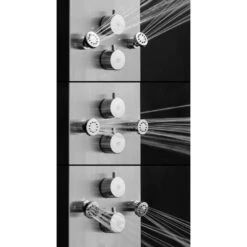 63 In. 8-Jet Shower Panel System In Stainless Steel With Rainfall Waterfall LED Shower Head And Hand Shower Wand -Pro House Shop fcb88c440e835a2b1b84978a9cbb05fa f53cd54d c9e2 44c1 a62c 14ac1638102d 1800x1800