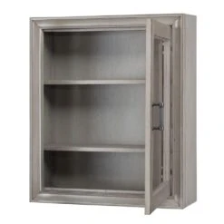 Hazelton 24 In. W X 28 In. H Framed Surface-Mount Bathroom Medicine Cabinet In Antique Grey -Pro House Shop fd24f229b08e1dda3a668404bf29ec3e a3fa9307 4942 4ee4 bcf3 ae2773e5b916 1800x1800